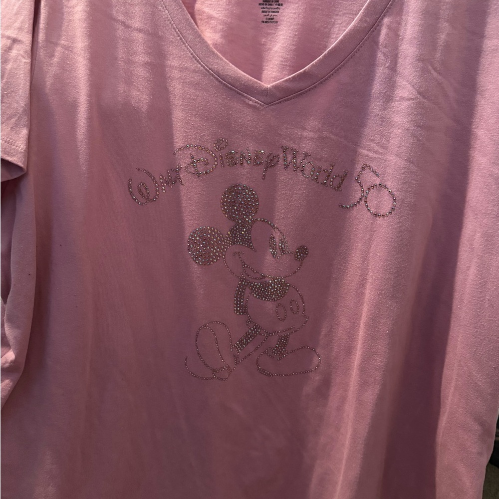 Disney Pink Logo T-Shirt